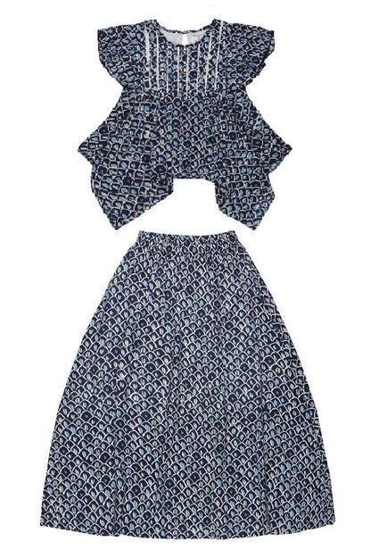 Young Birds Asymmetrical Top & Skirt