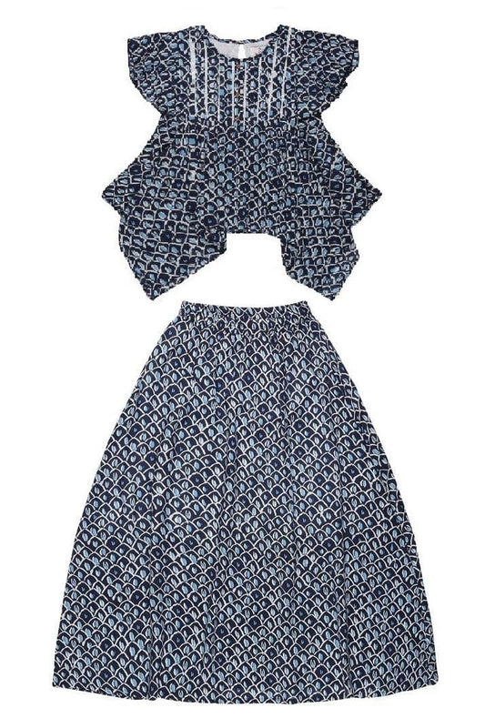 Young Birds Asymmetrical Top & Skirt