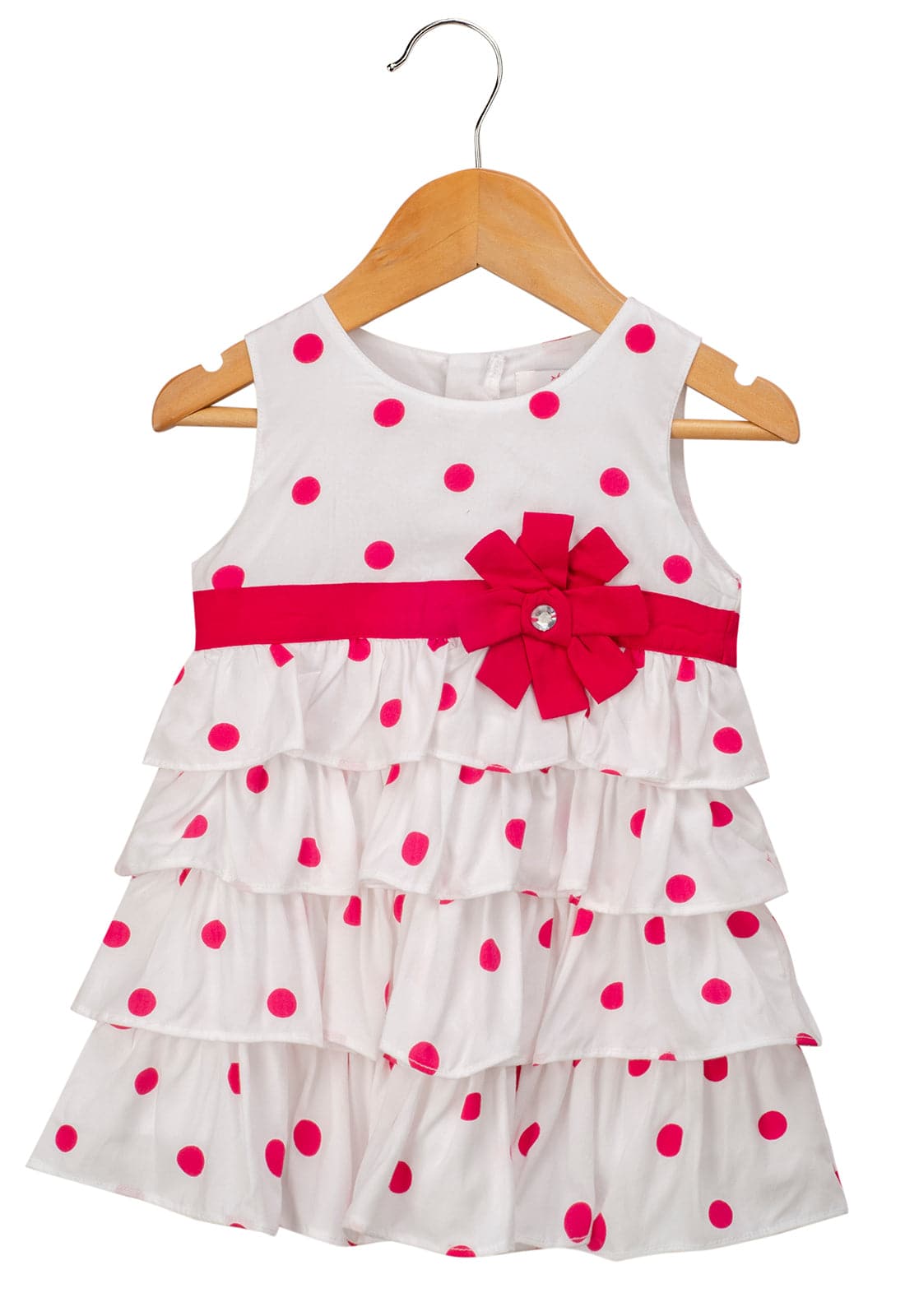 Young Birds Big Polka Dot Ruffle Dress