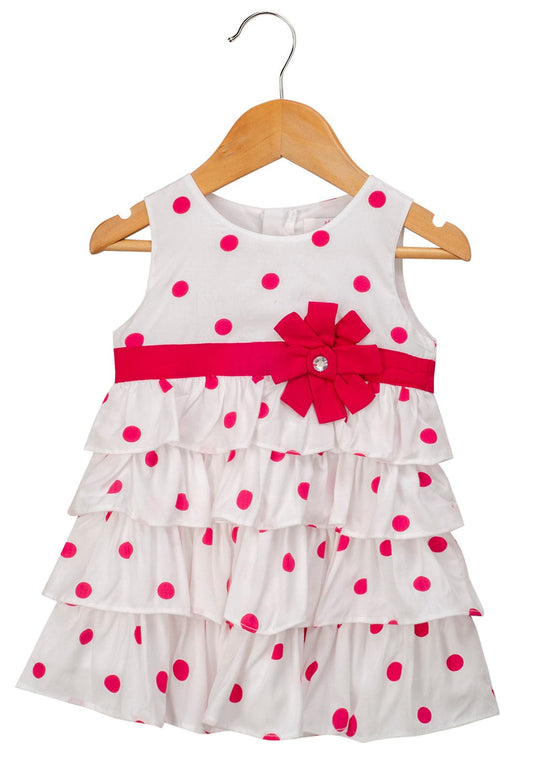 Young Birds Big Polka Dot Ruffle Dress