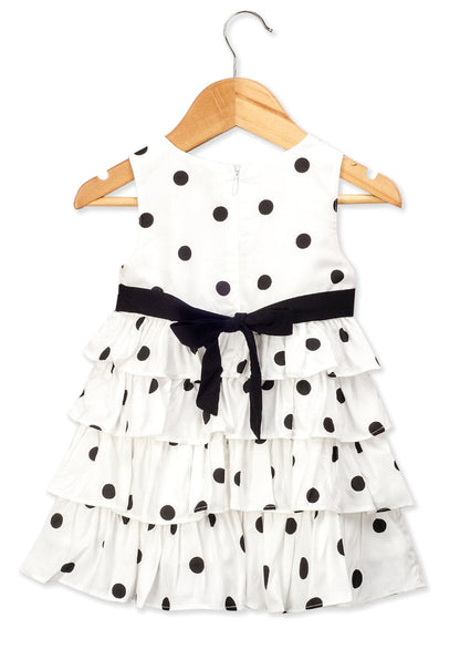 Young Birds Big Polka Dot Ruffle Dress