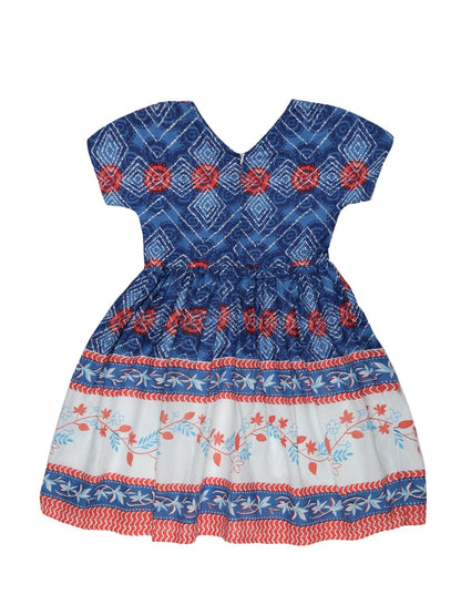 Young Birds Border Print Dress