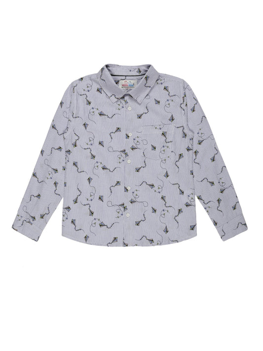 Young Birds Boys Full Sleeve Printed Shirt