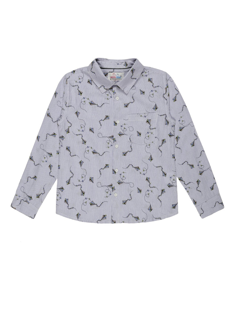 Young Birds Boys Full Sleeve Printed Shirt Young Birds®