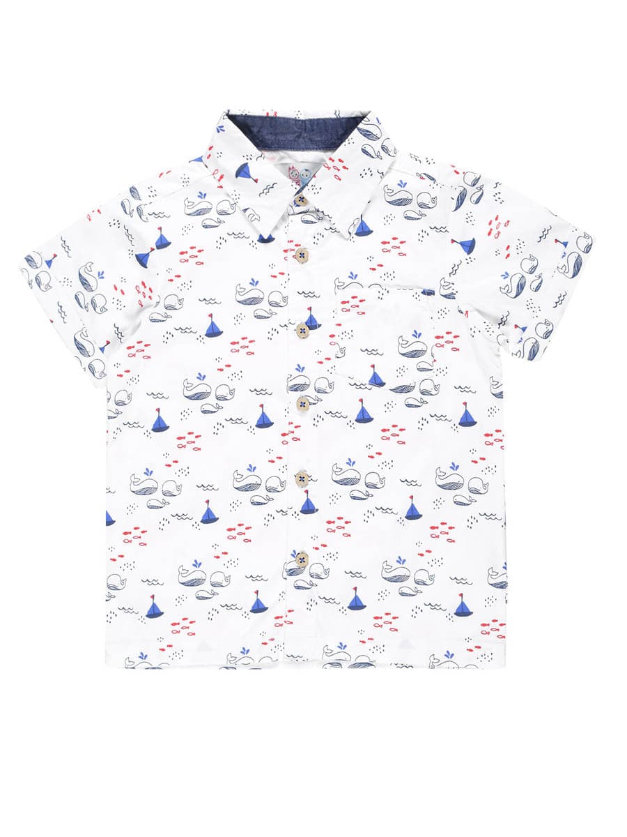 Young Birds Boys Short Sleeve Shirt