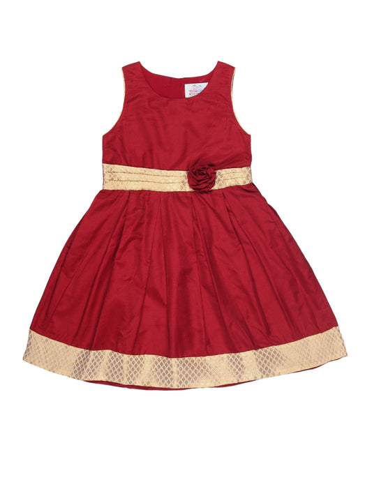 Young Birds Brocade Border Dress