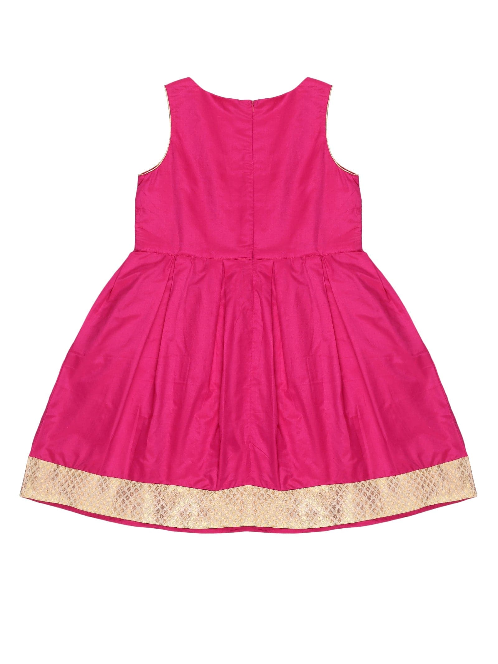 Young Birds Brocade Border Dress