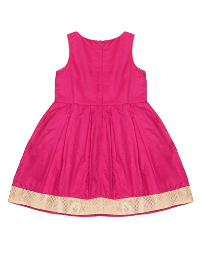 Young Birds Brocade Border Dress