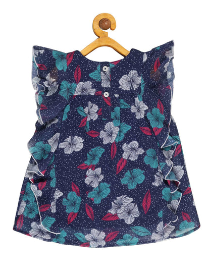 Young Birds Chiffon Fancy Sleeve Top