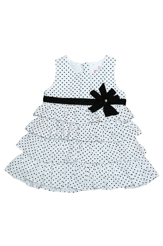 Young Birds Dot Ruffle Dress
