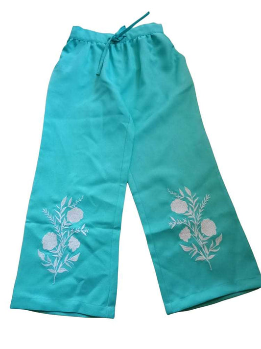 Young Birds Embroidered Palazzo Pant
