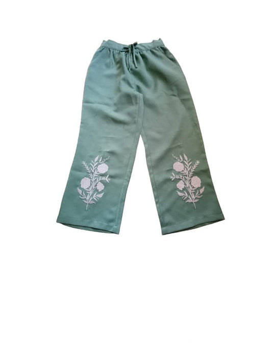 Young Birds Embroidered Palazzo Pant