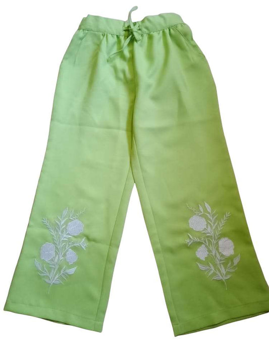 Young Birds Embroidered Palazzo Pant