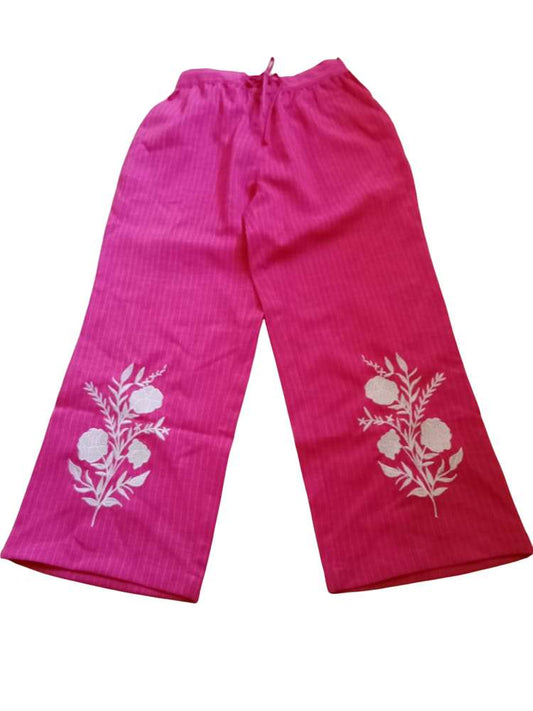 Young Birds Embroidered Palazzo Pant