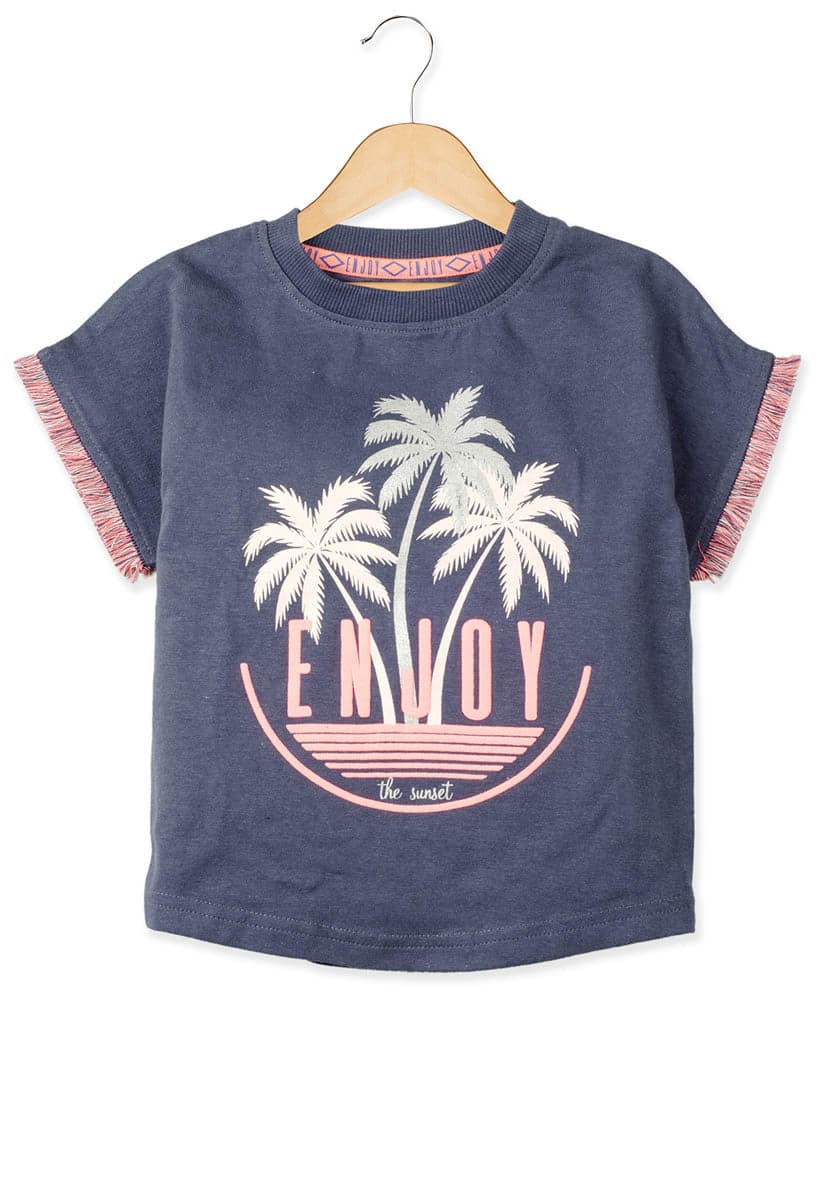 Young Birds Enjoy Print T-Shirt