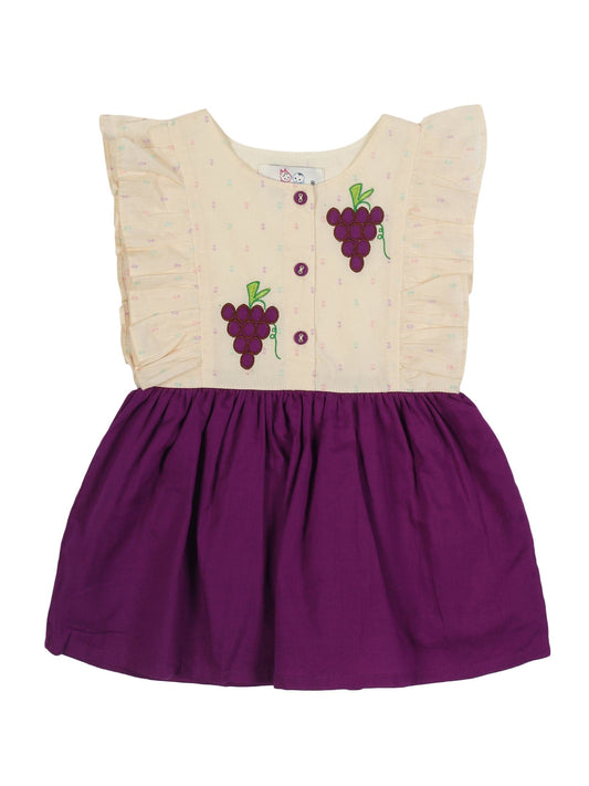 Young Birds Flare Sleeve Baby Dress