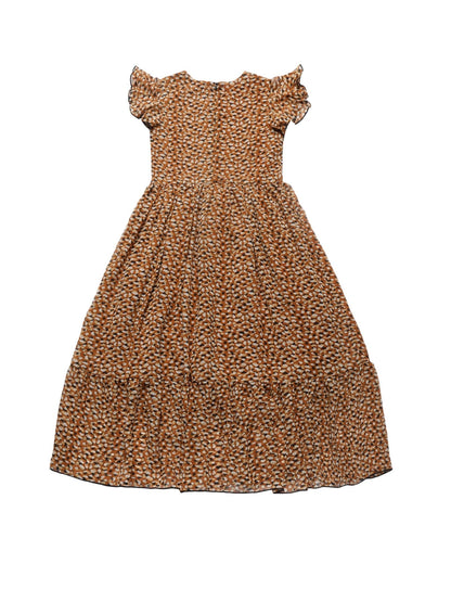 Young Birds Flared Sleeve Dress
