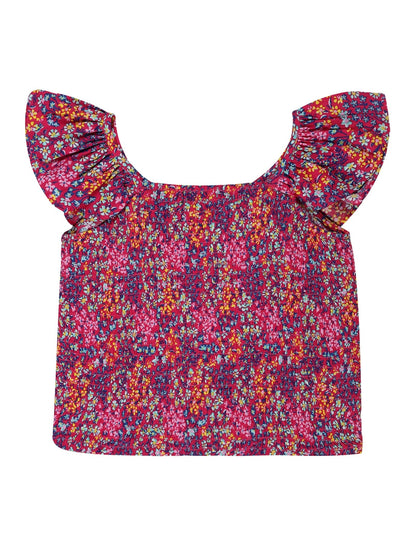 Young Birds Floral Printed Top with Short