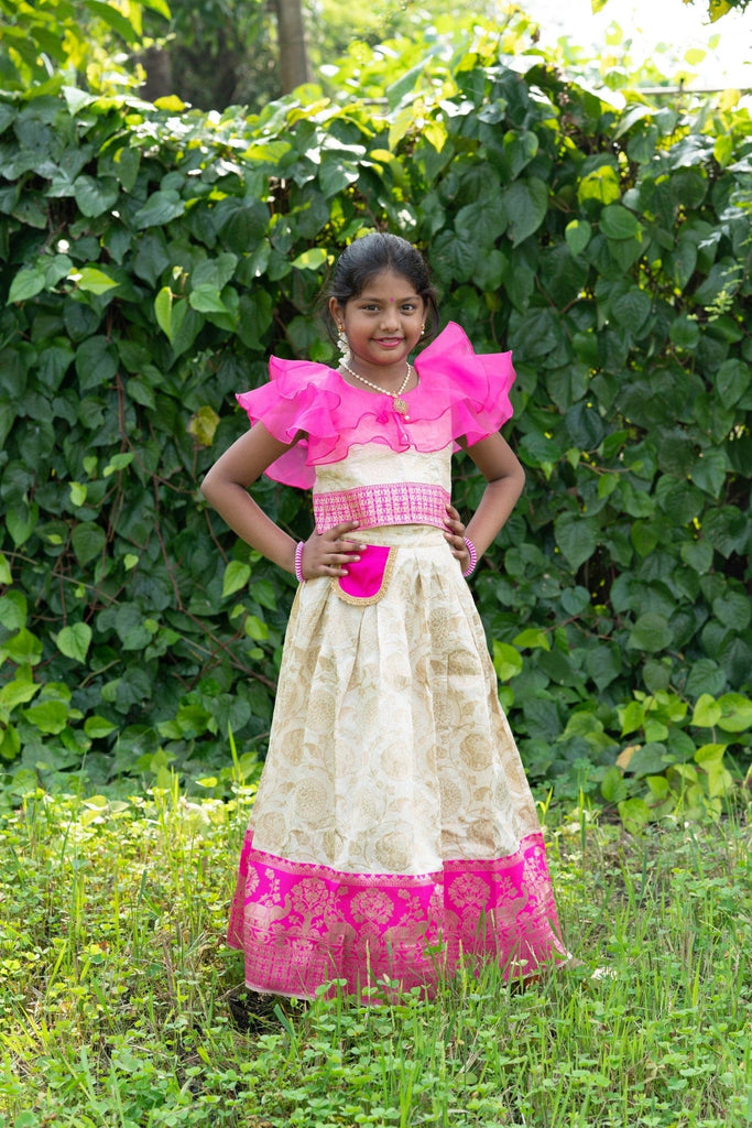 Young Birds Frill Top With Pleated Skirt