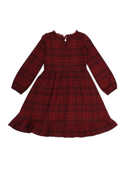 Young Birds Fringed Neck Dress