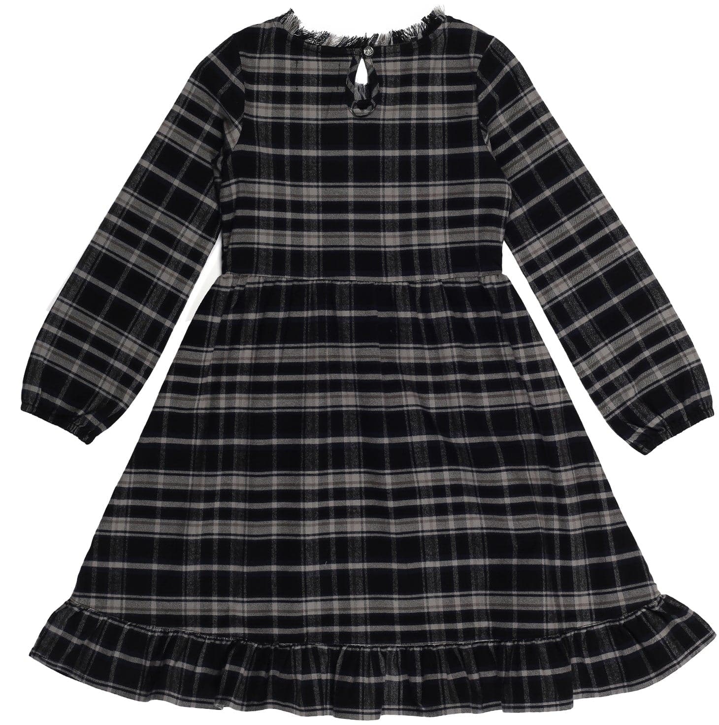 Young Birds Fringed Neck Dress