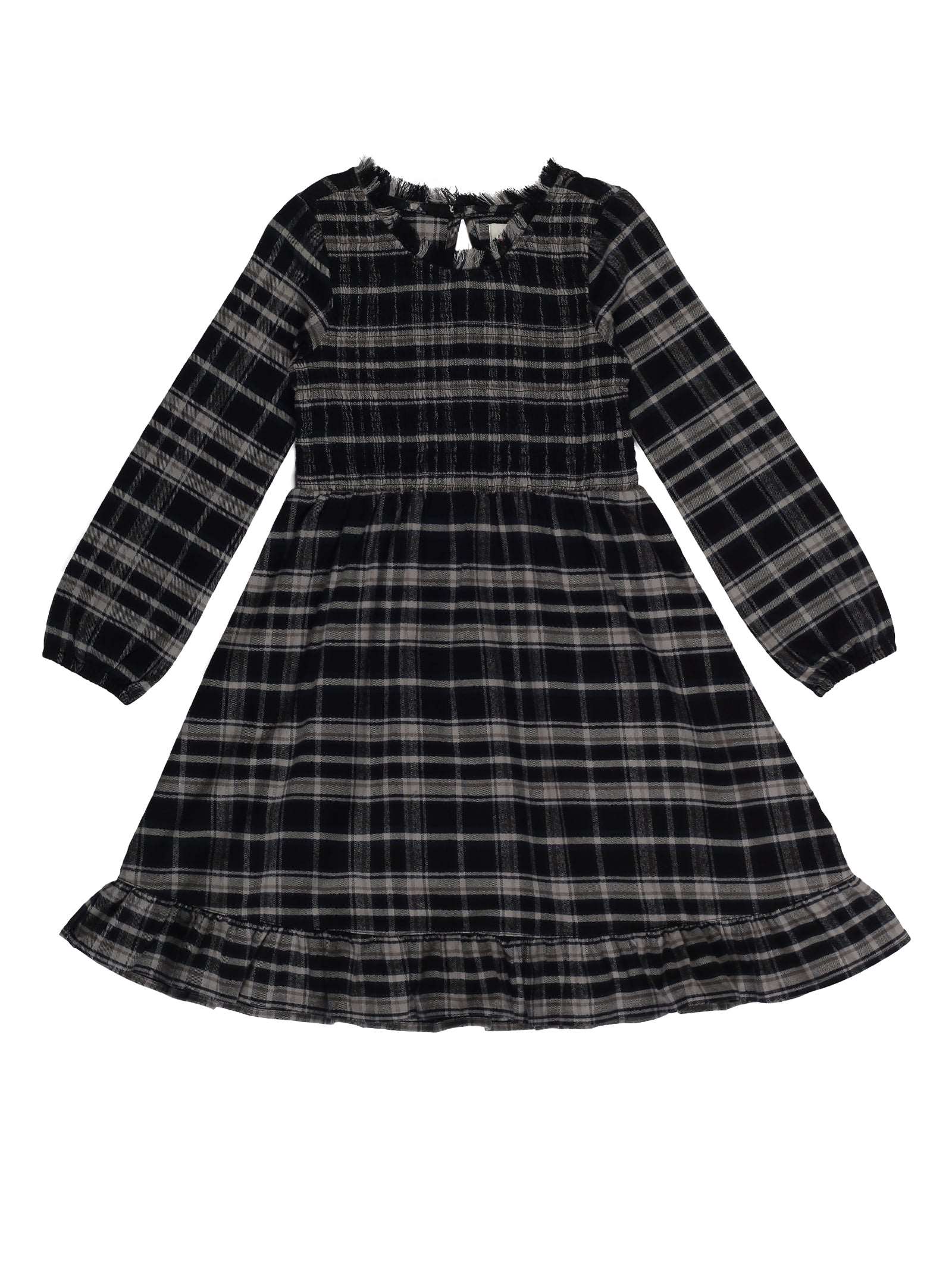 Young Birds Fringed Neck Dress