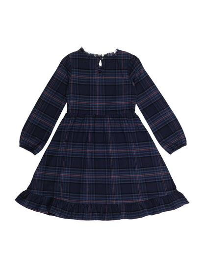 Young Birds Fringed Neck Dress