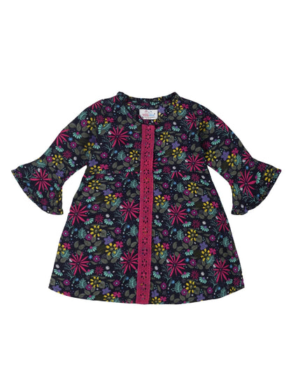 Young Birds Front Open Button Shirt Dress