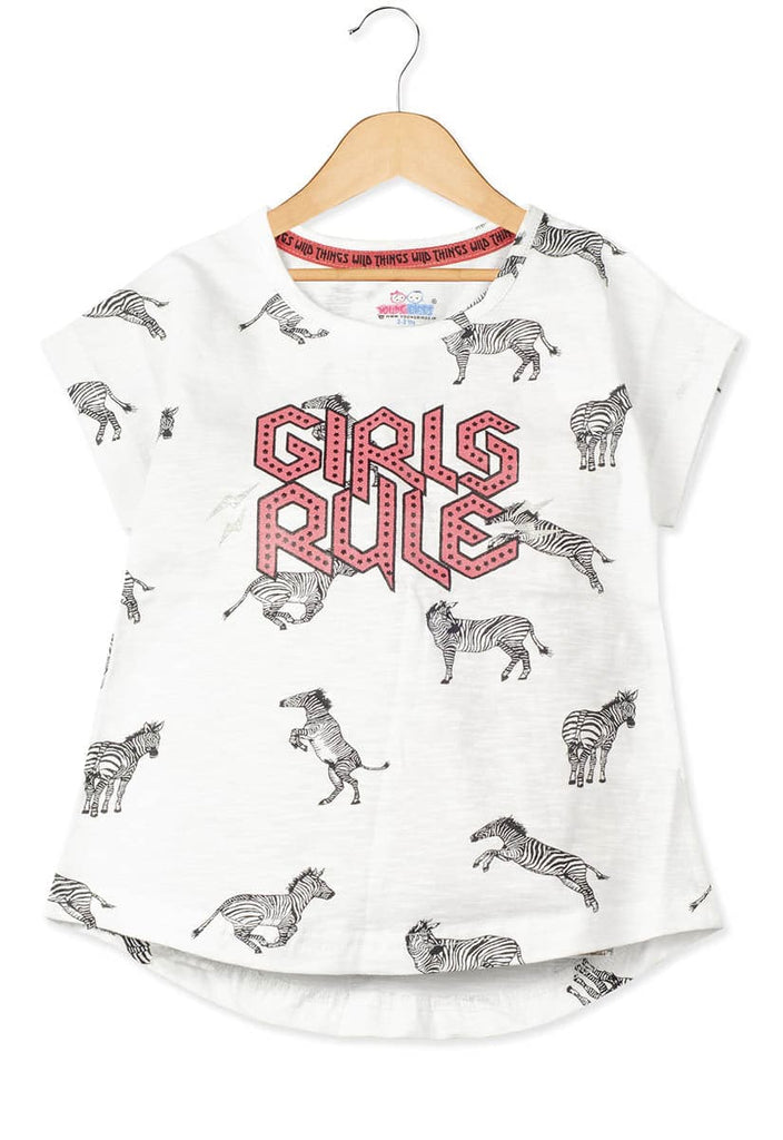 Young Birds Girls Rule T Shirt Young Birds®
