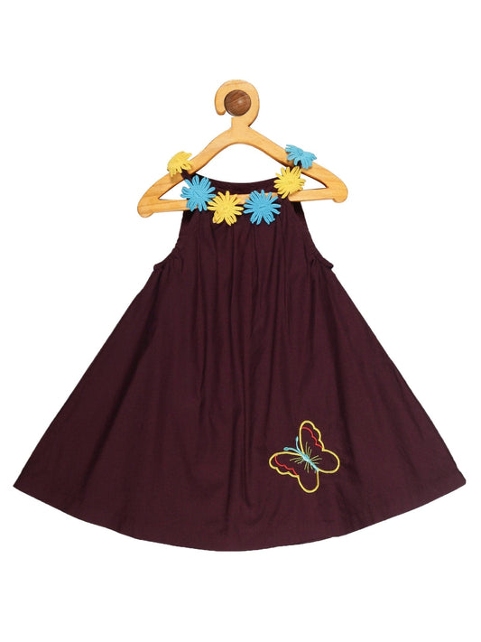 Young Birds Guipure Flower Dress