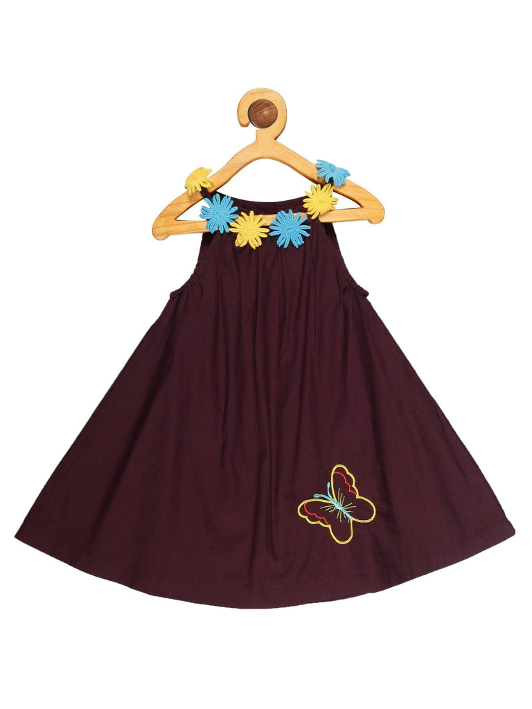 Young Birds Guipure Flower Dress