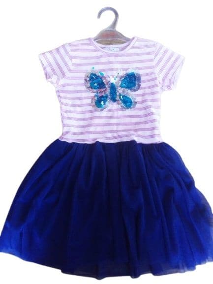 Young Birds Knit & Mesh Dress