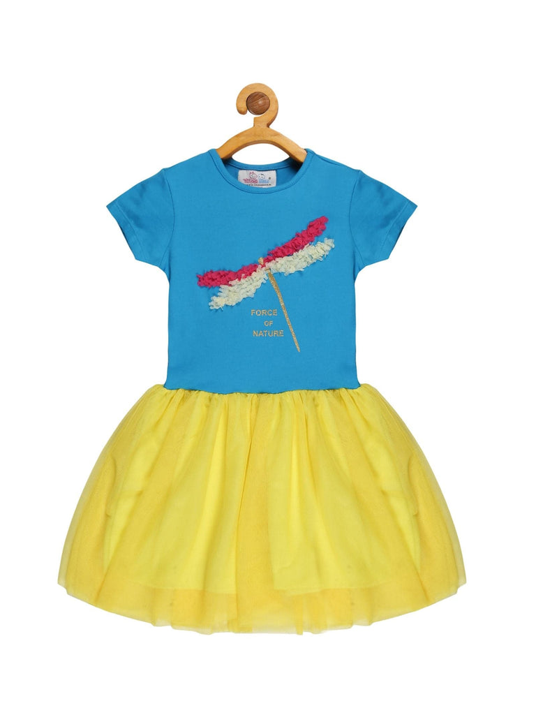 Young Birds Knit & Mesh Dress Young Birds®