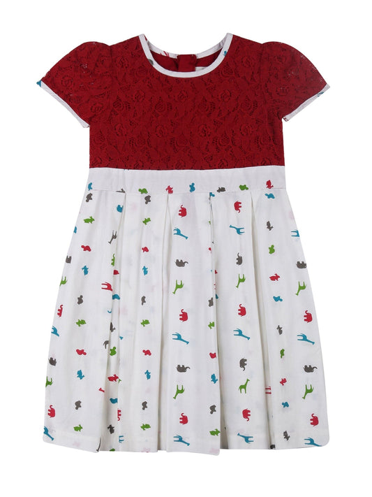 Young Birds Lace Floral Dress