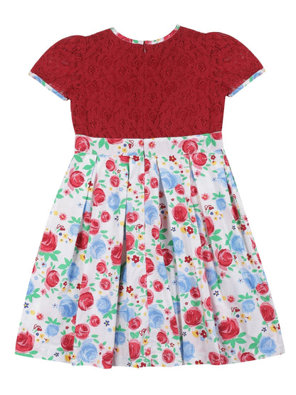 Young Birds Lace Floral Dress