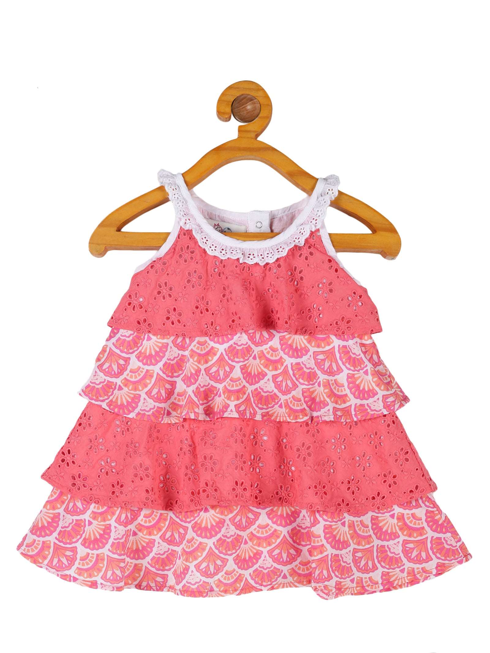 Young Birds Lace Ruffle Dress