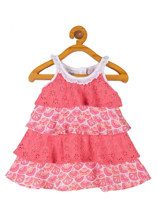 Young Birds Lace Ruffle Dress