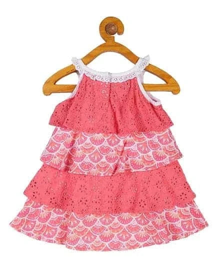 Young Birds Lace Ruffle Dress