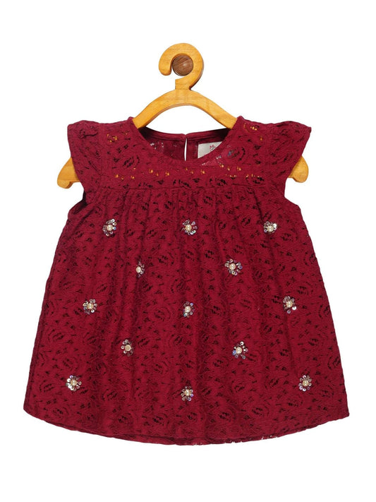 Young Birds Lace with Sequence Top