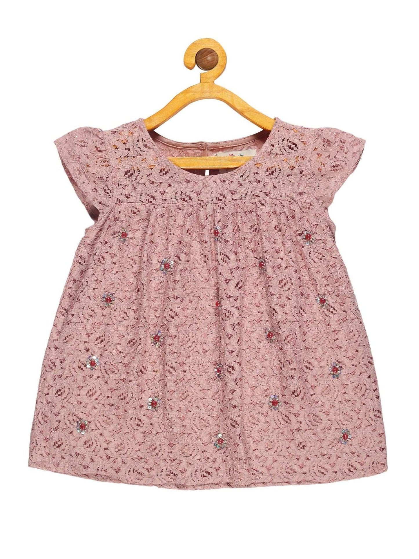 Young Birds Lace with Sequence Top