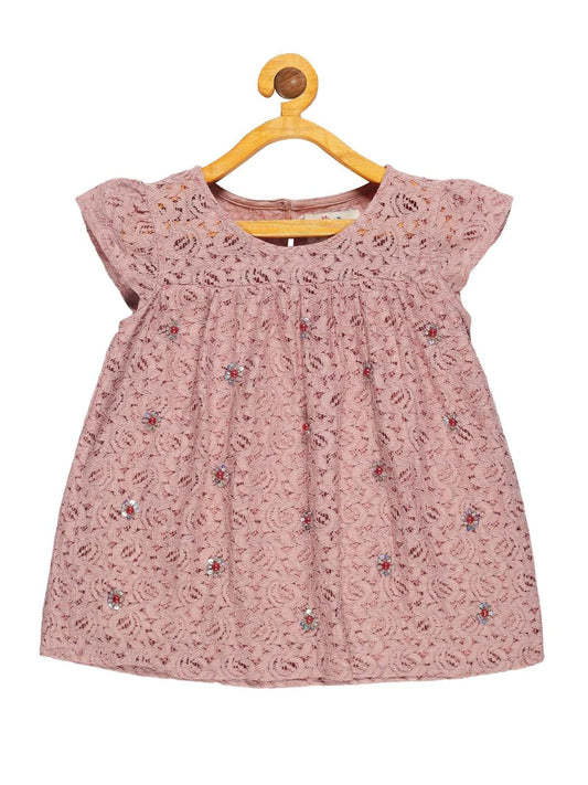 Young Birds Lace with Sequence Top