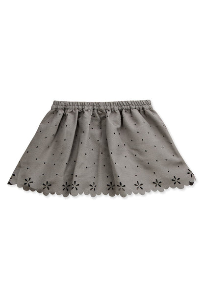 Young Birds Laser cut Short Skirt