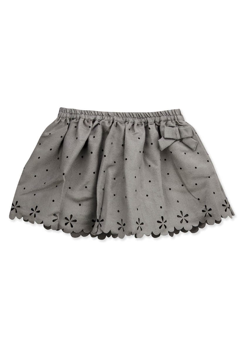 Young Birds Laser cut Short Skirt