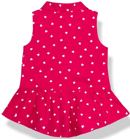 Young Birds Little Heart Print Top