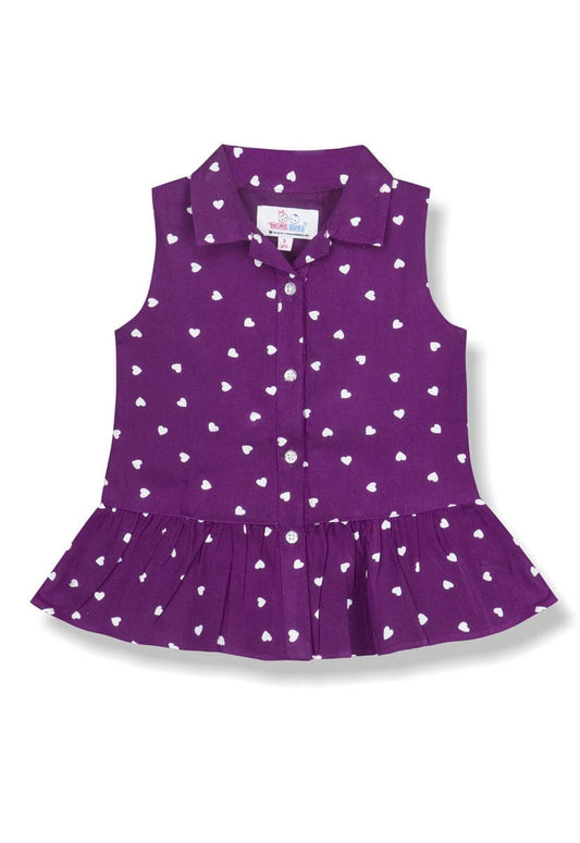 Young Birds Little Heart Print Top
