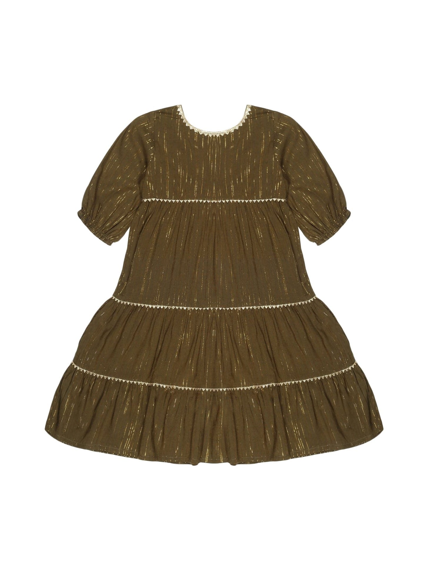 Young Birds Lurex Stripe Dress