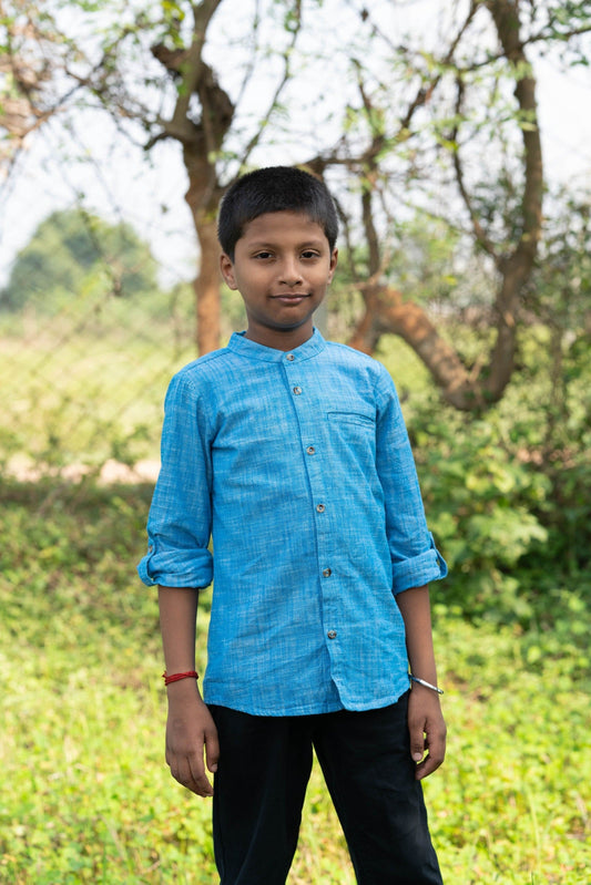 Young Birds Mandarin Collar Shirt