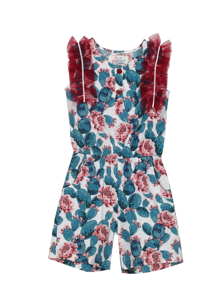Young Birds Mesh Frill Playsuit Young Birds®