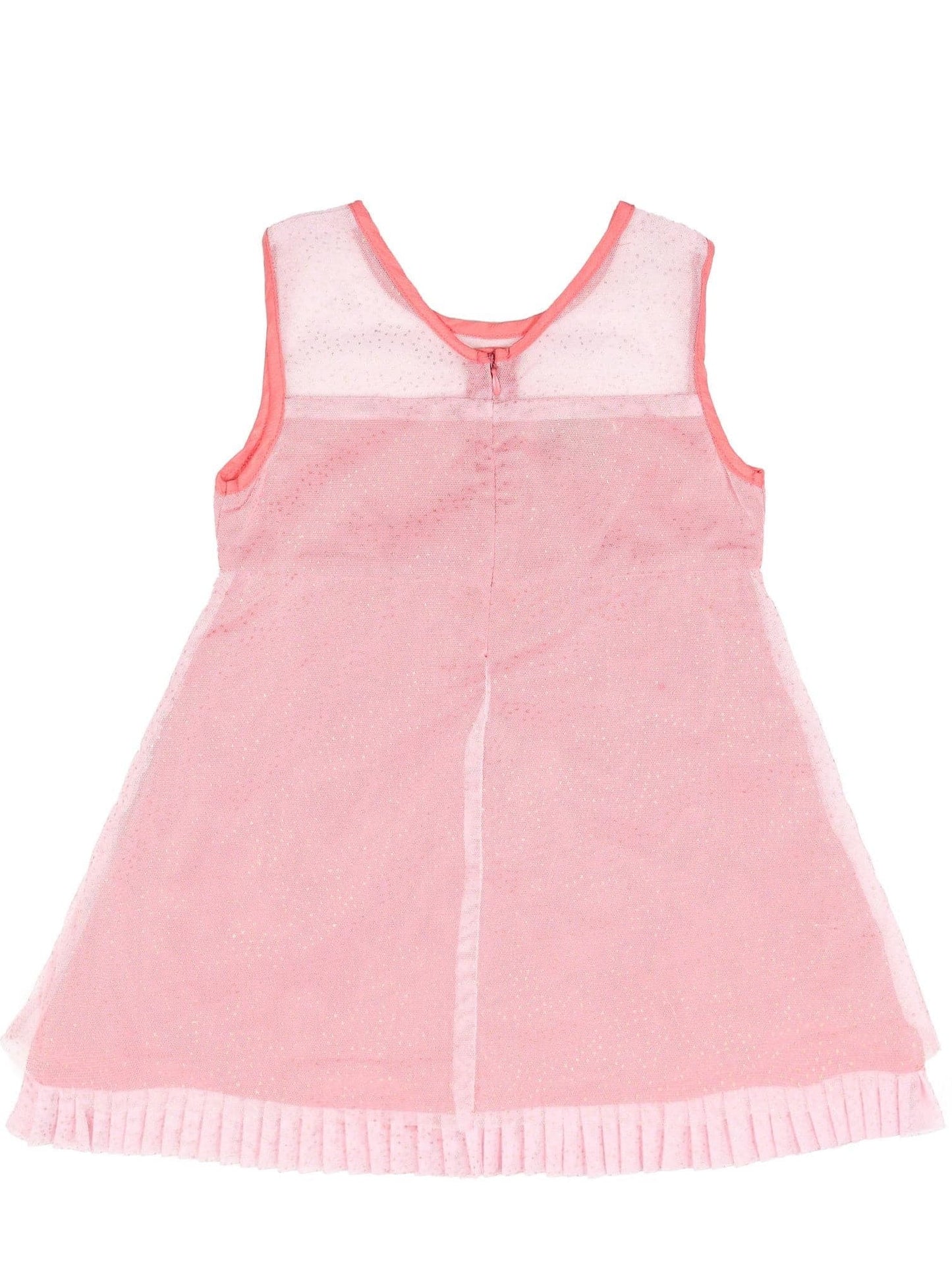 Young Birds Mesh Print Dress