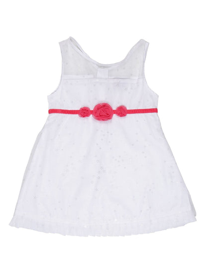 Young Birds Mesh Print Dress